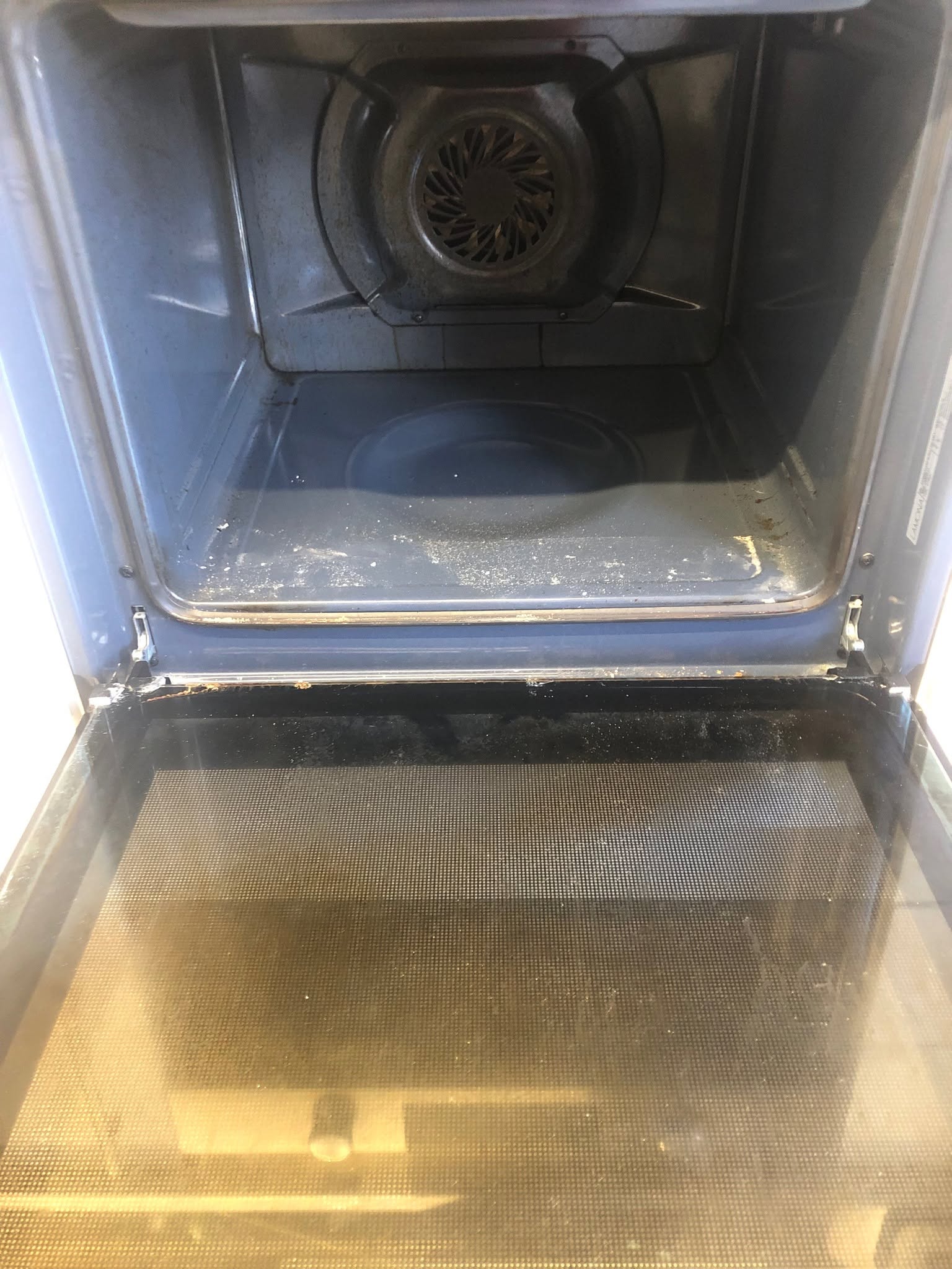 Inside the oven, Cambridge — before